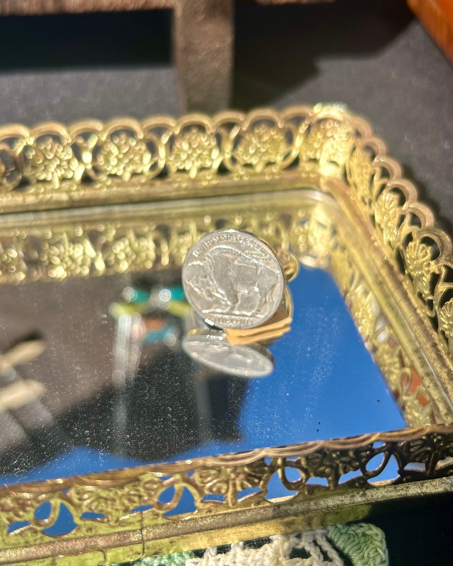 Buffalo Nickel Ring