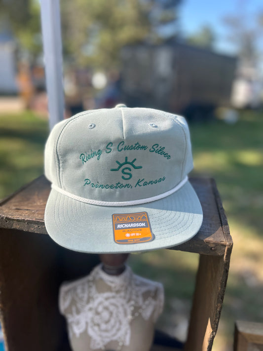 Rising S Custom Silver Embroidered Cap