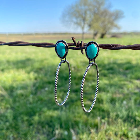 Twisted Wire Hoops