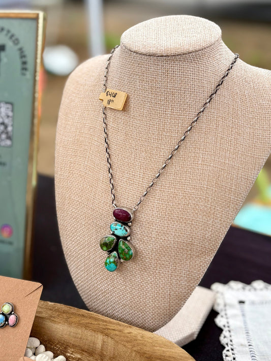 Multi Stone Necklace